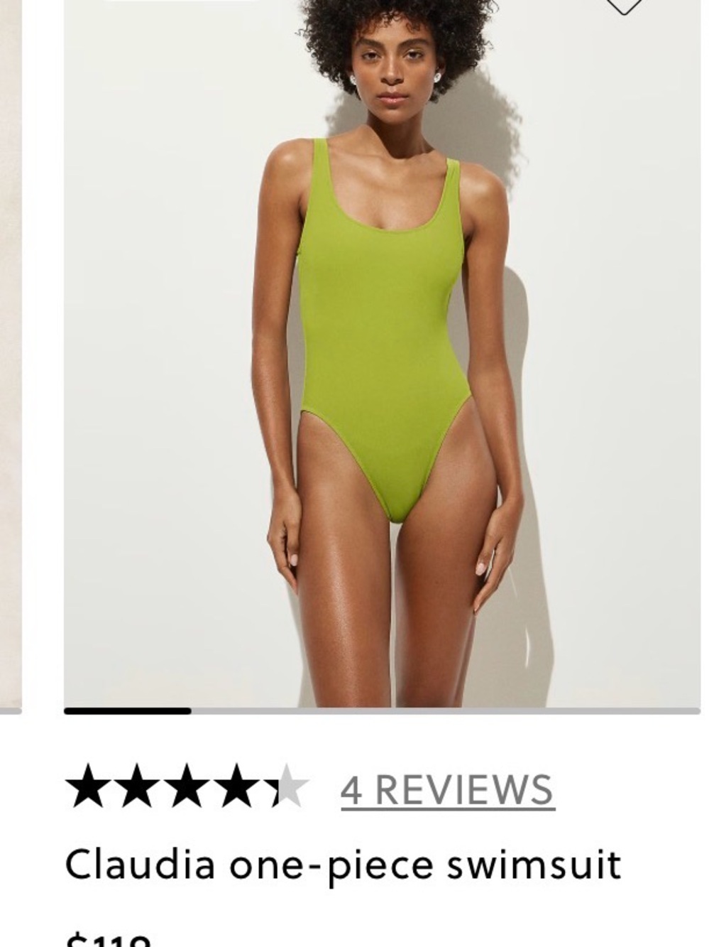 J. Crew Lime Green One-Piece Swimsuit